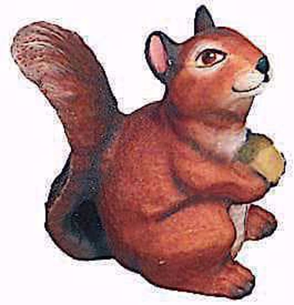 Picture of Squirrel Raffaello Nativity 6 cm (2,4 inch) traditional oil painted wood