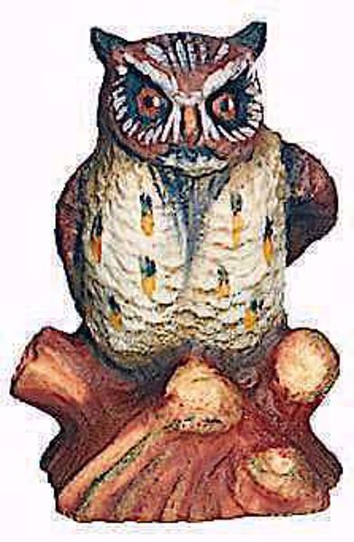 Picture of Owl Raffaello Nativity 6 cm (2,4 inch) traditional oil painted wood