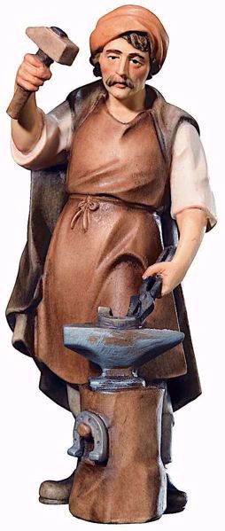 Picture of Blacksmith Raffaello Nativity 10 cm (3,9 inch) traditional oil painted wood