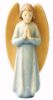 Imagen de Ángel Gloria Belén Leonardo 12 cm árabe madera pintado al óleo