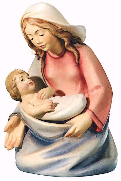 Picture of Mary cm 12 (4,7 inch) Leonardo Nativity Scene traditional Arabic style oil colours Val Gardena wood
