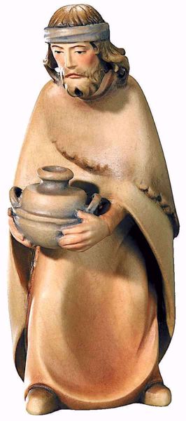 Picture of Shepherd with Bowl Leonardo Nativity 12 cm (4,7 inch) arabic oil painted wood