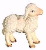 Immagine di Agnello Presepe Leonardo 16 cm arabo palestinese legno colori a olio