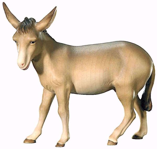 Picture of Donkey Leonardo Nativity 16 cm (6,3 inch) arabic oil painted wood