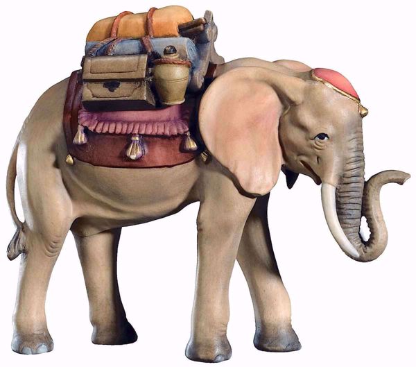 Picture of Elephant with Saddle Leonardo Nativity 16 cm (6,3 inch) arabic oil painted wood