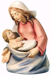 Picture of Mary cm 16 (6,3 inch) Leonardo Nativity Scene traditional Arabic style oil colours Val Gardena wood