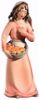 Picture of Shepherdess with Fruits Leonardo Nativity 16 cm (6,3 inch) arabic oil painted wood