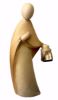 Immagine di San Giuseppe statuina Presepe Stella 14 cm stilizzato legno colori a olio
