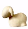 Immagine di Pecora Sdraiata Presepe Stella 8 cm stilizzato legno naturale