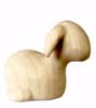 Imagen de Oveja acostada Belén Stella 8 cm estilizado madera natural