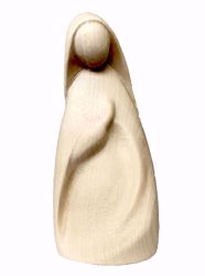 Immagine di Maria cm 10 (3,9 inch) Presepe Stella stile moderno colore naturale in legno Val Gardena