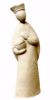 Imagen de Rey Mago Blanco Belén Stella 10 cm estilizado madera natural