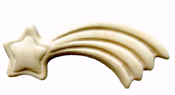 Imagen de Estrella Belén Stella 10 cm estilizado madera natural