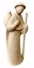 Picture of Shepherd with Stick Stella Nativity 16 cm (6,3 inch) modern natural wood