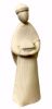 Imagen de Rey Mago Negro Belén Stella 16 cm estilizado madera natural