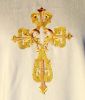 Picture of Chasuble | Roll collar | Ramage Embroidery | Cross | Vatican fabric