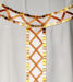 Picture of Chasuble Ring Neck Satin Stolon and Collar Geometric pattern and Mosaic Vatican Canvas Ivory Red Green Violet