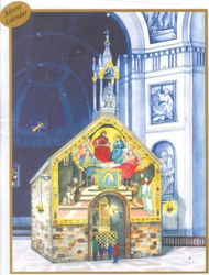 Picture of Christmas Advent calendar Assisi St Francis' Portiuncula 23x29 cm (9x11,4 inch)
