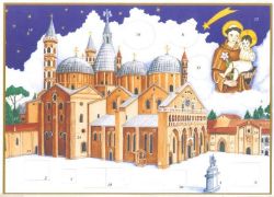 Picture of Christmas Advent calendar Basilica of Saint Anthony of Padua 33x25 cm (13x9.8 inch)