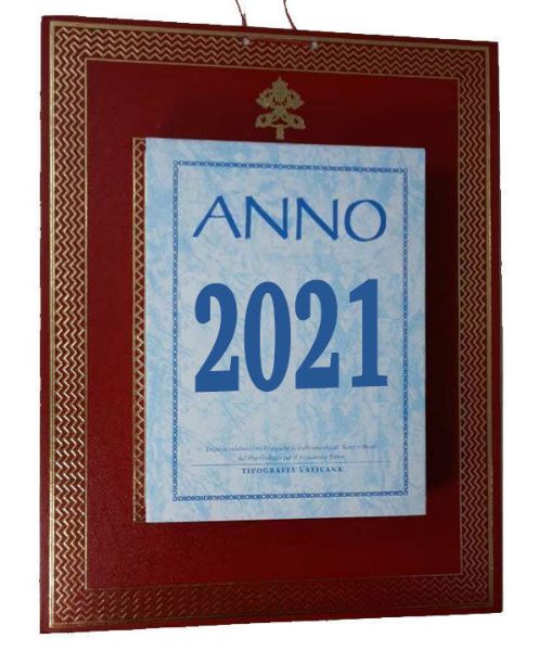 Picture of Calendario a blocco giornaliero da muro 2022 pagine a strappo Tipografia Vaticana