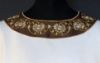 Imagen de Dalmática tejido Vaticano cuello redondo bordado Floral de oro multicolor