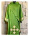 Picture of Dalmatic Geometric Embroidery Pure Wool White Red Green Violet Gold Light Blue