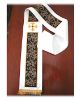 Picture of Priest / Deacon Stole | Satin | Ramage embroidery, Crosses, strass