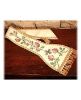 Picture of Roman Stole | Vatican fabric | Rosebuds cross-stitch embroidery