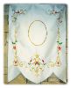 Picture of Catholic church Banner 89x115 cm CUSTOM gold and colors floral embroidery