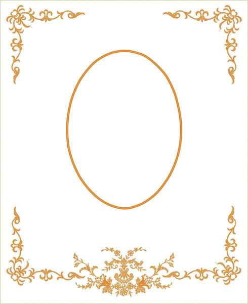 Picture of CUSTOMIZED processional banners  65x79 cm with gold embroidery