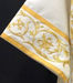 Picture of Tunicle Gold Ramage IHS Embroidery Lily Damask White Red Green Violet Gold Light Blue
