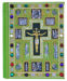 Immagine di Copertina per Lezionario Missale Ricamato Cabochon Cordoncino Perline Orolana Bianco, Rosso, Verde, Viola