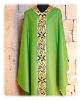 Picture of Chasuble | Gold Satin orphrey | Embroidery | Arabesque | Vatican fabric