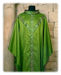 Picture of Chasuble Roll Collar St. Andrew’s Cross Orphrey Floral Pattern Shangtung Ivory Red Green Violet