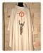 Picture of Chasuble Direct embroidery St Francis Cross Vatican Canvas Ivory Red Green Violet