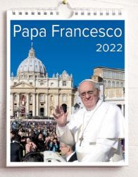 Picture of Pope Francis 2022 wall and desk calendar cm 16,5x21 (6,5x8,3 in)