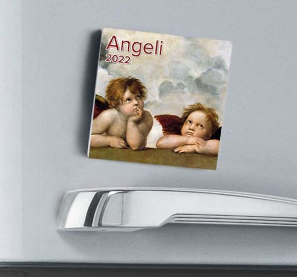 Immagine di Angels 2022 magnetic calendar cm 8x8 (3,1x3,1 in)