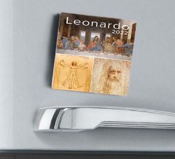Imagen de Calendario magnetico 2022 Leonardo da Vinci cm 8x8