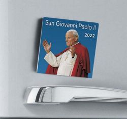 Imagen de St. John Paul II 2022 magnetic calendar cm 8x8 (3,1x3,1 in)