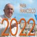 Picture of Calendario da tavolo 2022 Papa Francesco San Pietro cm 8x8