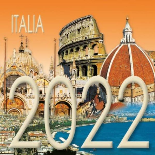 Immagine di Italia Calendario da tavolo 2022 cm 8x8 