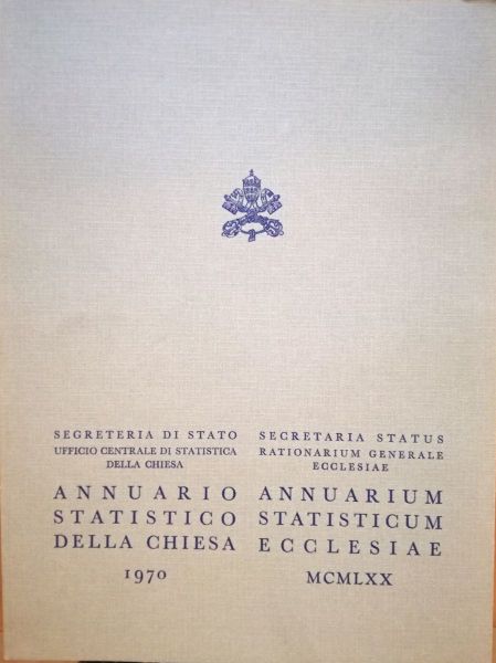 Immagine di Annuarium Statisticum Ecclesiae 1970