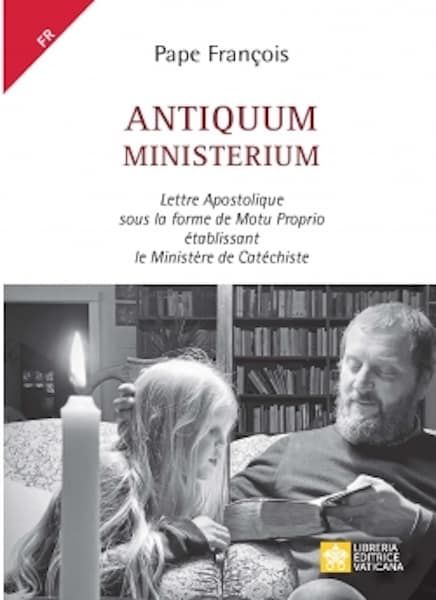 Imagen de Antiquum Ministerium Lettre Apostolique sous la forme de Motu Proprio établissant le Ministère de Catéchiste Pape François 