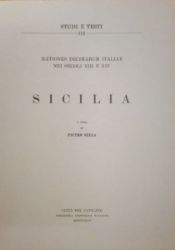 Immagine di Rationes decimarum Italiae nei secoli XIII e XIV. Sicilia Pietro Sella