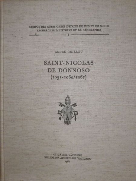 Imagen de Saint-Nicolas de Donnoso (1031-1060/1061) André Guillou
