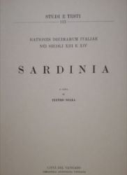 Immagine di Rationes decimarum Italiae nei secoli XIII e XIV. Sardinia Pietro Sella