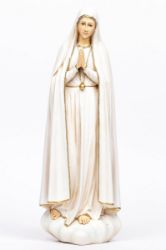 Immagine di Madonna di Fatima cm 52 (20 Inch) Statua Fontanini in Resina per esterno dipinta a mano