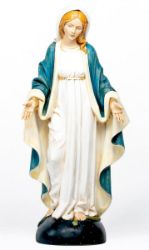 Picture of Mary Immaculate Conception cm 106 (42 Inch) hand painted Resin Fontanini Statue for Outdoor Use