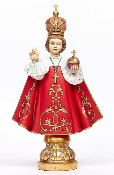 Immagine di Gesù Bambino di Praga cm 52 (20 Inch) Statua Fontanini in Resina per esterno dipinta a mano