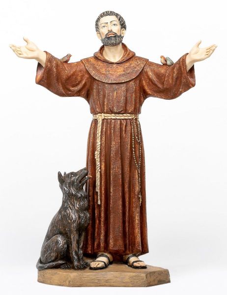 Picture of St. Francis of Assisi outdoor Statue 100 cm (40 Inch) | resin